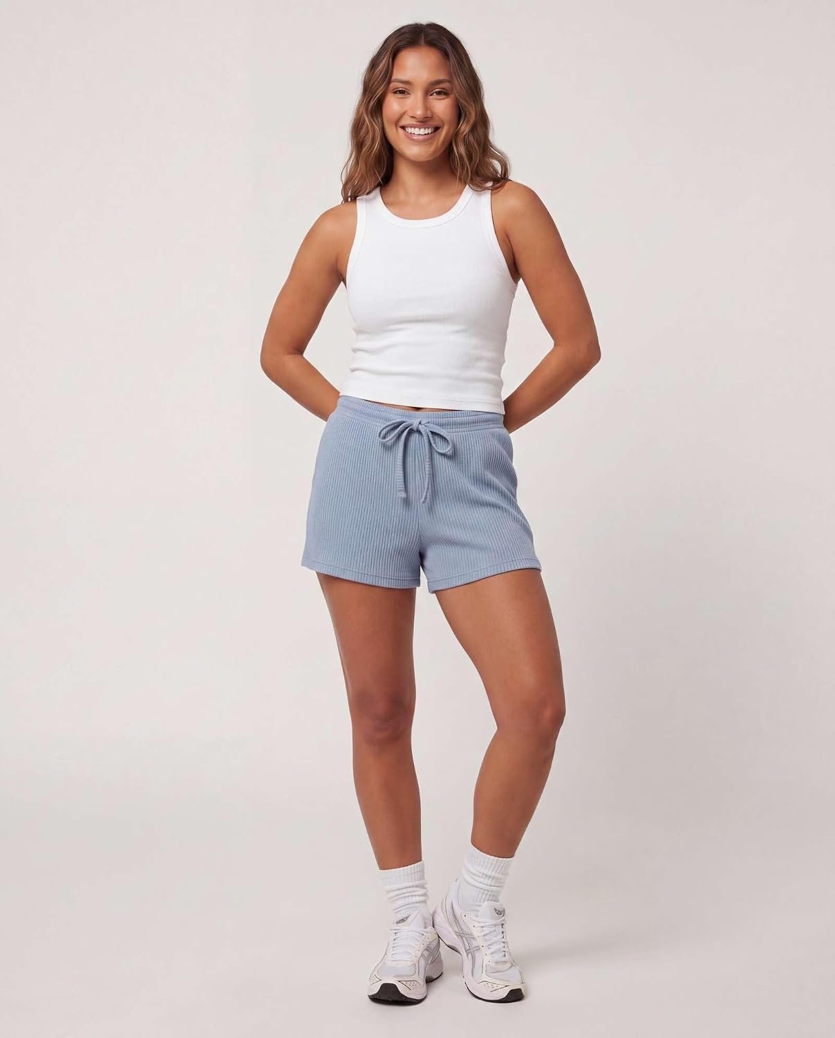 3-Pack Women’s Knit Cotton Pajama Shorts, Comfy Casual Lounge Bottoms, Cute Soft Sleep PJ Shorts for Indoor Rest