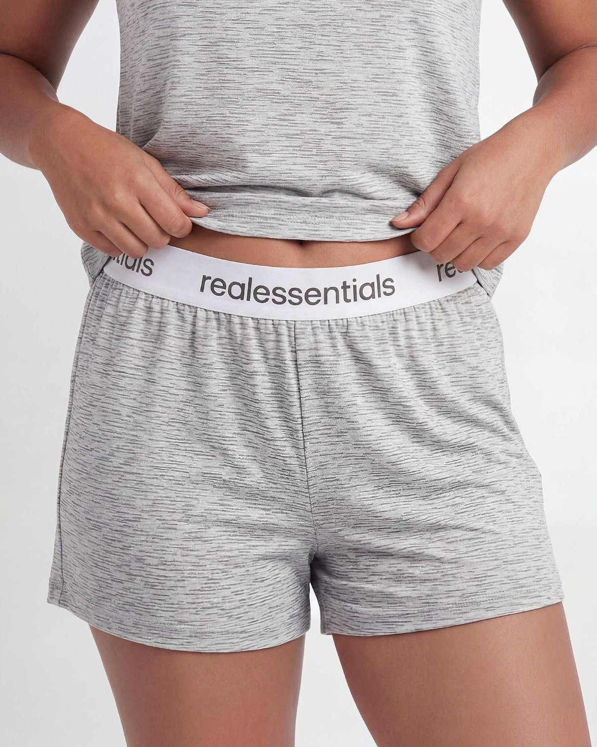 2-Pack Ladies Boxy-Style Short-Sleeve Sleep Set, Elastic Waist Sleep Shorts Included, Soft 2-Piece Lounge Night PJ Outfit